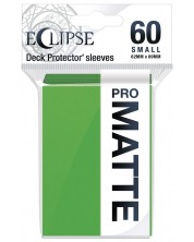 Protecții pentru cărți Ultra Pro - Eclipse Matte Small Size, Lime Green (60 buc.) -1