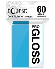 Protecții pentru cărți  Ultra Pro - Eclipse Gloss Small Size, Sky Blue (60 buc.)
