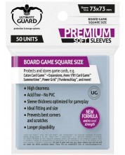 Protecții pentru cărți de joc Ultimate Guard for Board Game Cards Square (50 buc.) -1