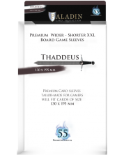 Protecții pentru cărți de joc Paladin - Thaddeus 130 x 195 (55 buc.) -1
