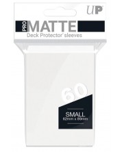 Protecții pentru cărți Ultra Pro - PRO-Matte Small Size, White (60 buc.) -1