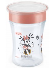 Cănă de tranziție NUK - Magic Cup, 8 luni+, 230 ml, Minnie -1