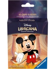 Protectori pentru cărți Disney Lorcana TCG: The First Chapter Card Sleeves - Mickey Mouse (65 buc.)