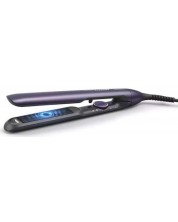 Placă de păr Philips - BHS752/00, 230°C, acoperire cu argan, violet