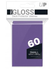 Protecții pentru cărți  Ultra Pro - PRO-Gloss Purple Small (60 buc.)