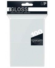 Protecții pentru cărți  Ultra Pro - PRO-Gloss Standard Size, Clear (100 buc.)