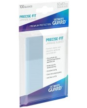 Protectii Ultimate Guard Precise-Fit Sleeves - Japanese Size, transparente, 100 bucati
