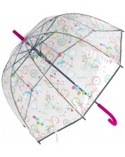 Umbrelă transparentă Gabol Fiori - 82 cm -1