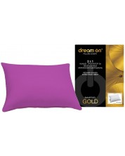 Protector pentru pernă Dream On - Smartcel Gold, 50 x 70 cm, roz închis -1
