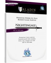 Protecții pentru cărți de joc Paladin - Nightingale 127 x 153 (55 buc.) -1