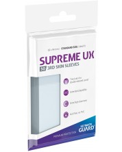 Protecții pentru cărți de joc Ultimate Guard Supreme UX 3rd Skin Sleeves Standard Size, transparent (50 buc.) -1