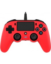 Controller Nacon за PS4 - Wired Compact, rosu
