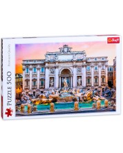 Puzzle Trefl de 500 piese - Fontana di Trevi, Roma
