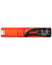 Marker creta Uniball - Oranj, 8.0 mm