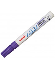 Marker permanent Uniball pe baza de ulei – Violet
