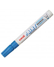 Marker permanent Uniball pe baza de ulei – Albastru deschis