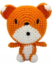 Jucărie manuală tricotată Wild Planet - Vulpe, 12 cm -1