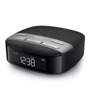 Boxă radio cu ceas Philips - TAR3505/12, negru/gri -1