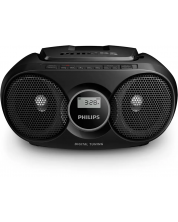 Radio - casetofon Philips - AZ215B, negru