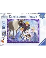 Puzzle Ravensburger de 100 XXL piese - Aventurile lui Olaf - Ozone.ro Puzzle Ravensburger de 100 XXL piese - Aventurile lui Olaf