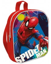 Rucsac pentru grădiniță Kids Licensing - Spider-Man, 1 compartiment, roșu -1
