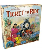Extensie pentru jocul de societate Ticket to Ride - India -1