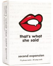 Extensie pentru jocul de societate That's What She Said - Second Expansion -1