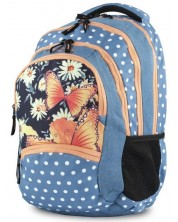 Rucsac Rucksack Only - Jeans Butterfly, cu 3 compartimente -1