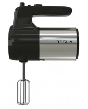 Mixer manual Tesla - MX301BX, 300 W, 5 viteze, negru/inox -1