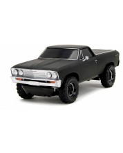 Mașină cu telecomandă Jada Toys - Fast & Furious, 1967 Chevrolet El Camino, 1:24, neagră