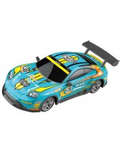 Mașină cu telecomandă HKTEC – Racing, luminoasă, 1:16, albastră - imagine 1