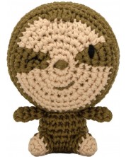 Jucărie tricotată de mână Wild Planet - Sloth, 12 cm