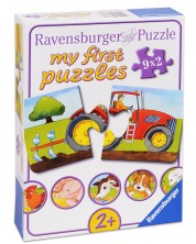 Puzzle Ravensburger din 9 x 2 piese - La tara -1