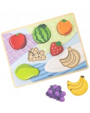 Puzzle în relief Viga Toys - Fructe