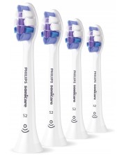 Capete de rezervă Philips Sonicare - Sensitive S2, 4 buc, albe - imagine 1