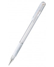 Roller Pentel - Hybrid Pastel K 118 L - 0.8mm, alb -1
