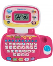 Jucărie interactivă Vtech - Laptop. roz (limba engleză) -1