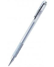 Roller Pentel - Hybrid Metal K 118 M - 0.8mm, argintiu