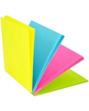 Notite adezive Stick'n - Magic, 76 x 76 mm, 4 culori neon, 100 file