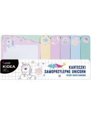 Bilete autocolante autoadezive Kidea - Unicorn, 7 x 14 coli -1