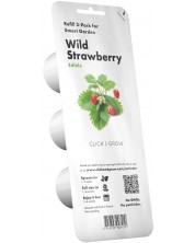 Semințe Click and Grow - Wild strawberry, 3 rezerve -1