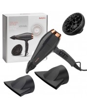 Uscător de păr BaByliss - Air Pro 6719DE, 2200W, 3 trepte, negru/auriu - imagine 1