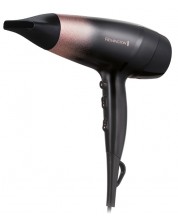 Uscător de păr Remington - D5305 Rose Shimmer, 2200W, 3 viteze, negru/roz -1