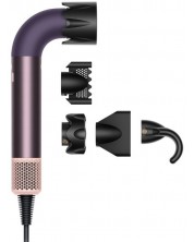 Uscător de păr Dyson - HD17 Supersonic r, 1700W, 3 viteze, Jasper/Plum