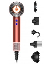 Uscător de păr Dyson – HD16 Supersonic Nural, 1600W, Straight+Wavy, Ceramic Apricot/Topaz