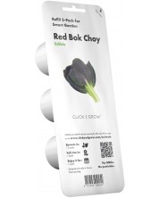 Semințe Click and Grow - Red Bok Pak Choy, 3 rezerve -1
