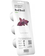 Semințe Click and Grow - Red basil, 3 rezerve -1