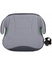 Inaltator scaun auto  Chipolino - Wing, i-Size, IsoFix, 125-150 cm, Grey