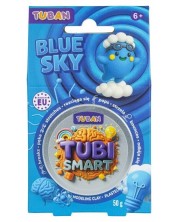 Masă senzorială pentru modelaj Tuban - Tubi Smart, 50 g, Blue sky