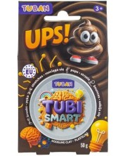 Masă senzorială pentru modelaj Tuban - Tubi Smart, 50 g, maro